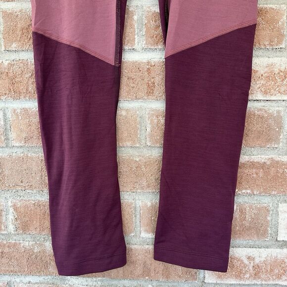 Outdoor Voices Move Free Tech Sweat Leggings Plum Mauve Purple XS - Picture 2 of 8